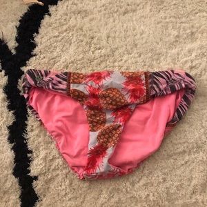 Pineapple maaji pink bikini bottoms